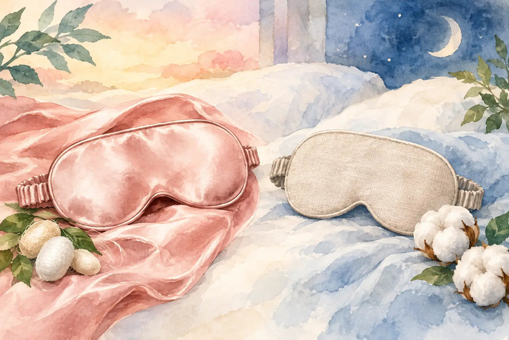Silk Versus Cotton Sleep Masks for Better Rest
