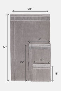 Texere 100% Organic Cotton Diamond Jacquard Towel Set Home>Bathroom>Towels Fishers Finery 