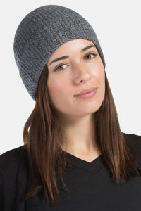 Women's 100% Pure Cashmere Ribbed Hat with Cuff Womens>Accessories>Hat Fishers Finery 