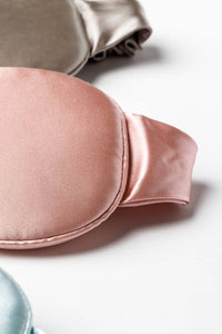 100% Organic Mulberry Silk Contoured Sleep Mask with Gift Box - NEW DESIGN Beauty>Masks Fishers Finery 