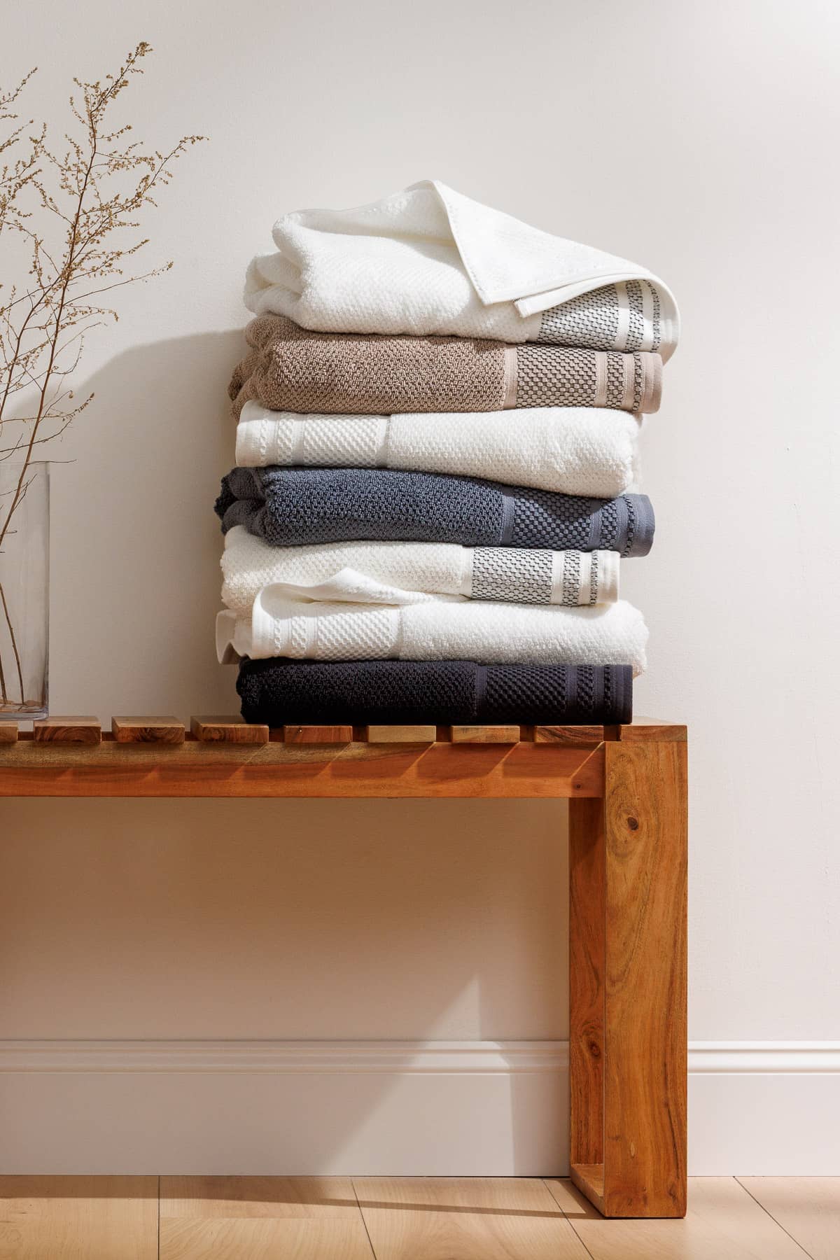 Texere 100% Organic Cotton Rice Weave Towel Set Home>Bathroom>Towels Fishers Finery 