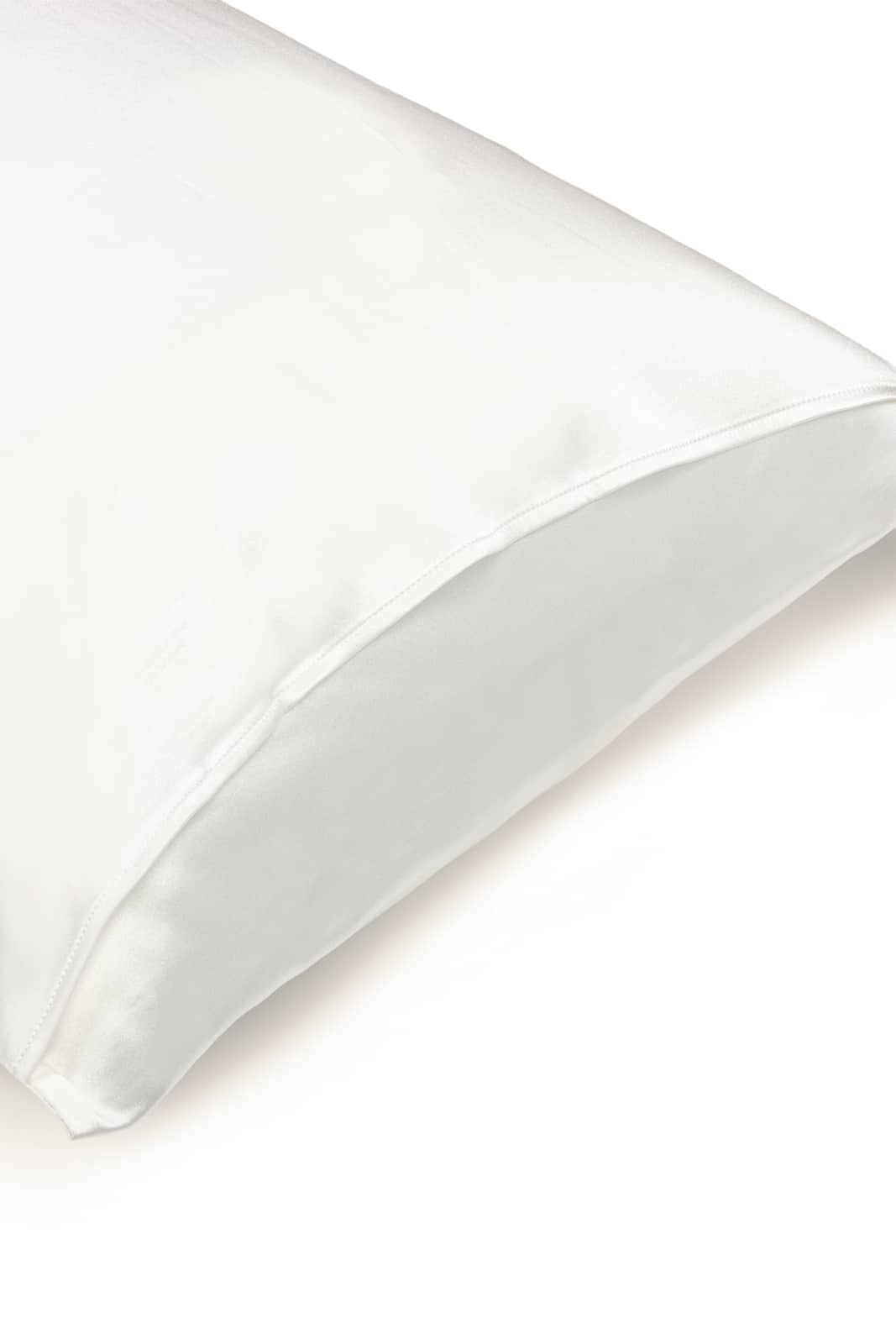 Fishers Finery 30mm 100 Pure Mulberry Silk Pillowcase Good Housekeeping Quality Tested White Queen