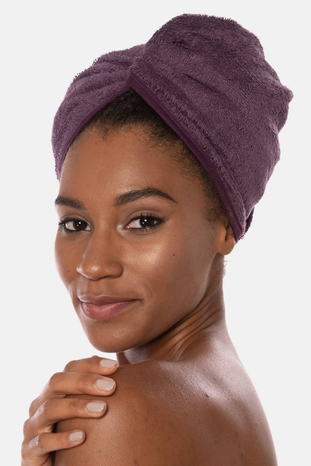 Black hair towel wrap sale