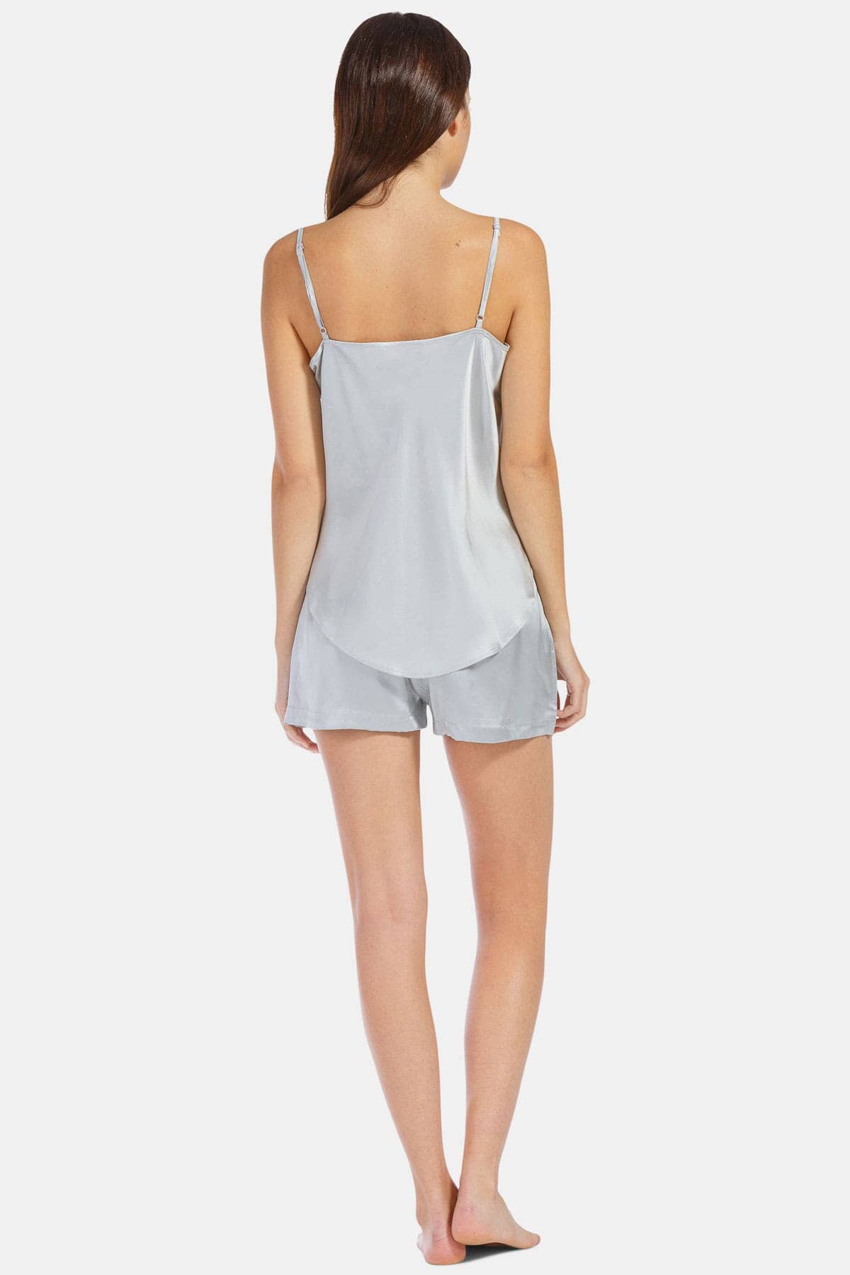 Women's 100% Mulberry Silk Cami and Boxer Pajama Set with Gift Box Womens>Sleepwear>Cami Set Fishers Finery