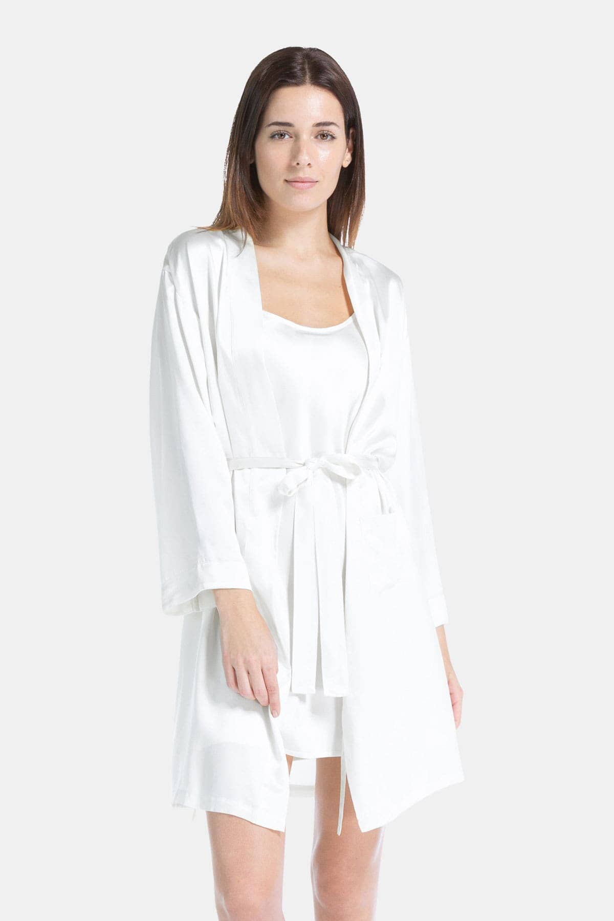 Women's 100% Pure Mulberry Silk Robe Womens>Sleepwear>Robe Fishers Finery 