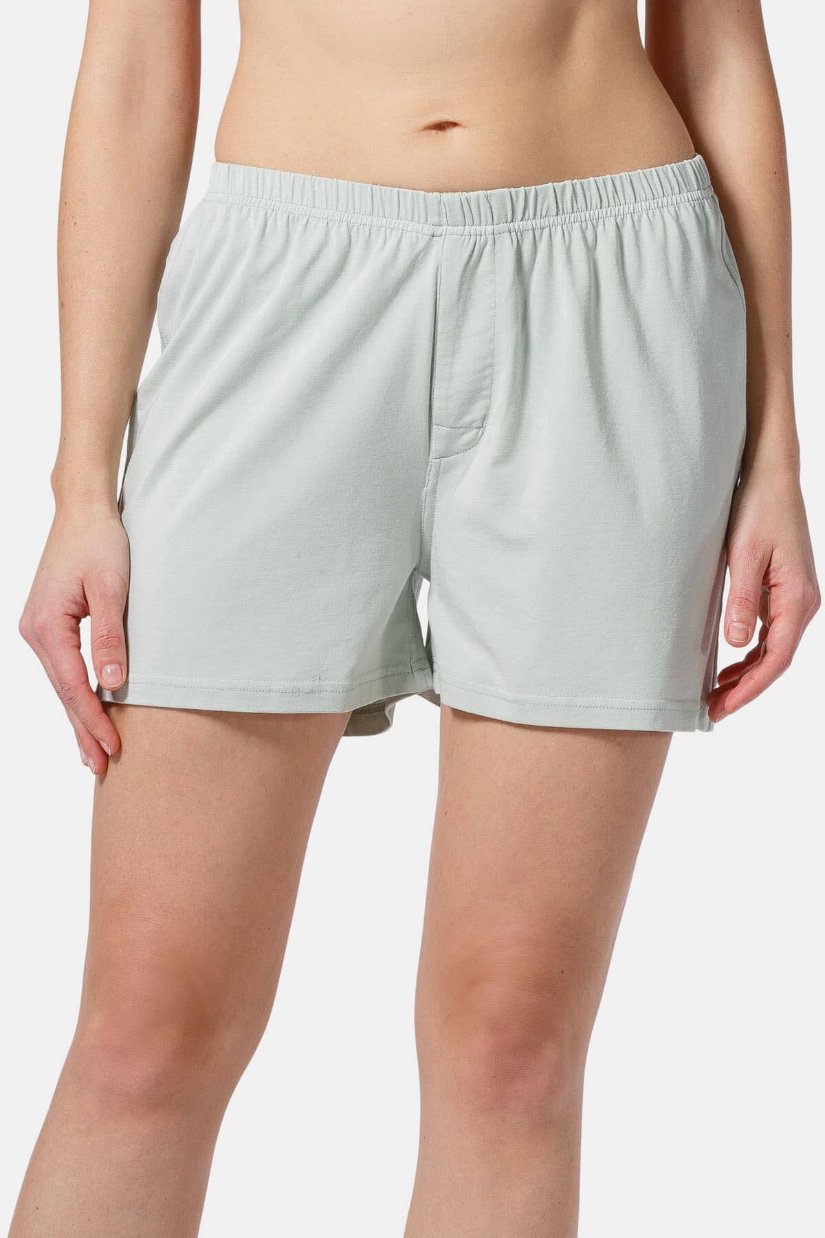 Women's EcoFabric™ Sleep / Lounge Boxer Womens>Sleepwear>Boxer Fishers Finery Sea Glass Small 