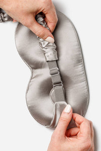 100% Organic Mulberry Silk Contoured Sleep Mask with Gift Box - NEW DESIGN Beauty>Masks Fishers Finery 