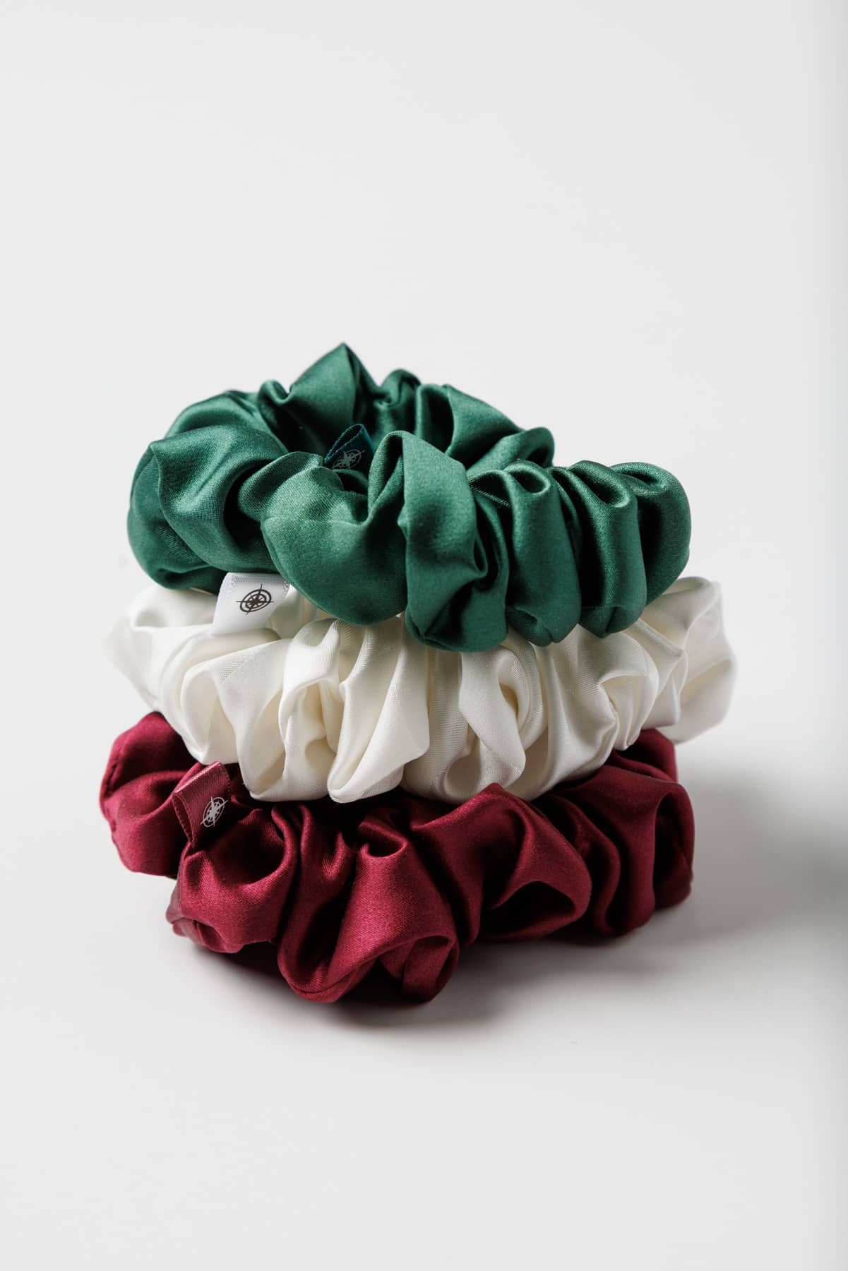 100% Pure Mulberry Silk Hair Scrunchies with Gift Box - Set of 3 Large Hair Ties Womens>Beauty>Hair Care Fishers Finery 