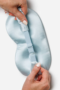 100% Organic Mulberry Silk Contoured Sleep Mask with Gift Box - NEW DESIGN Beauty>Masks Fishers Finery 