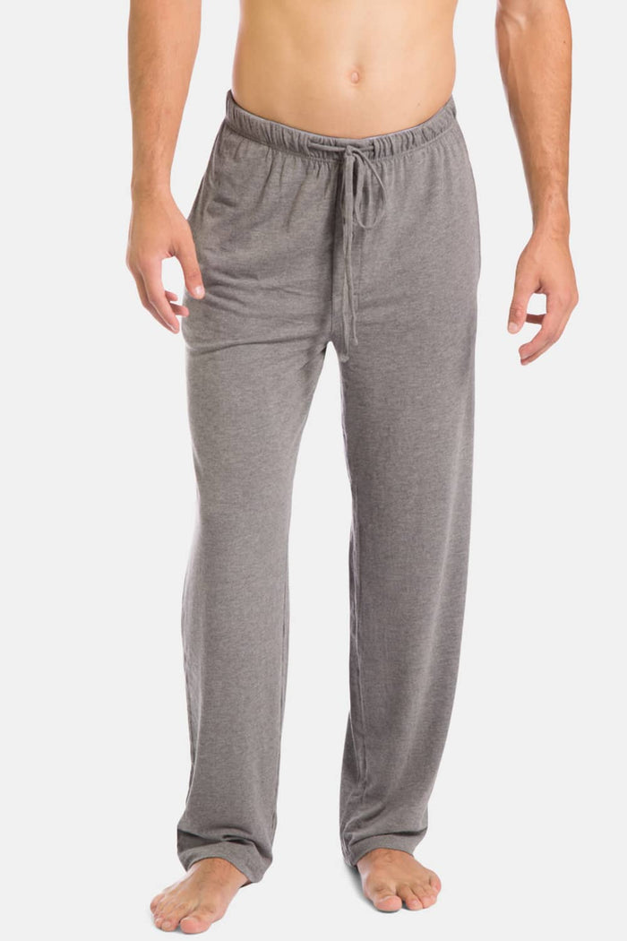 Men's Jersey Pajama Pant - All Day Comfort Mens>Sleep and Lounge>Pants Fishers Finery Light Gray S Regular