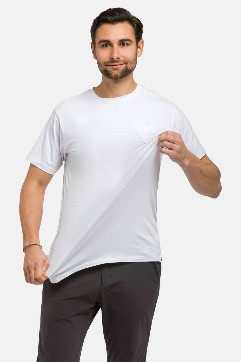 Men's Crew Neck Pocket Tee Mens>Casual>Tops Fishers Finery