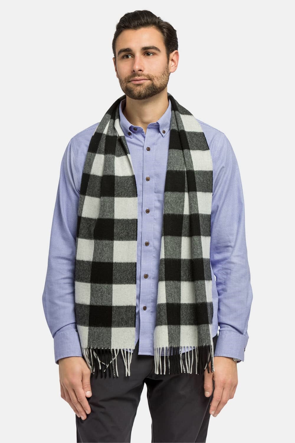 Men's Classic 100% Pure Cashmere Scarf Mens>Accessories>Scarf Fishers Finery 