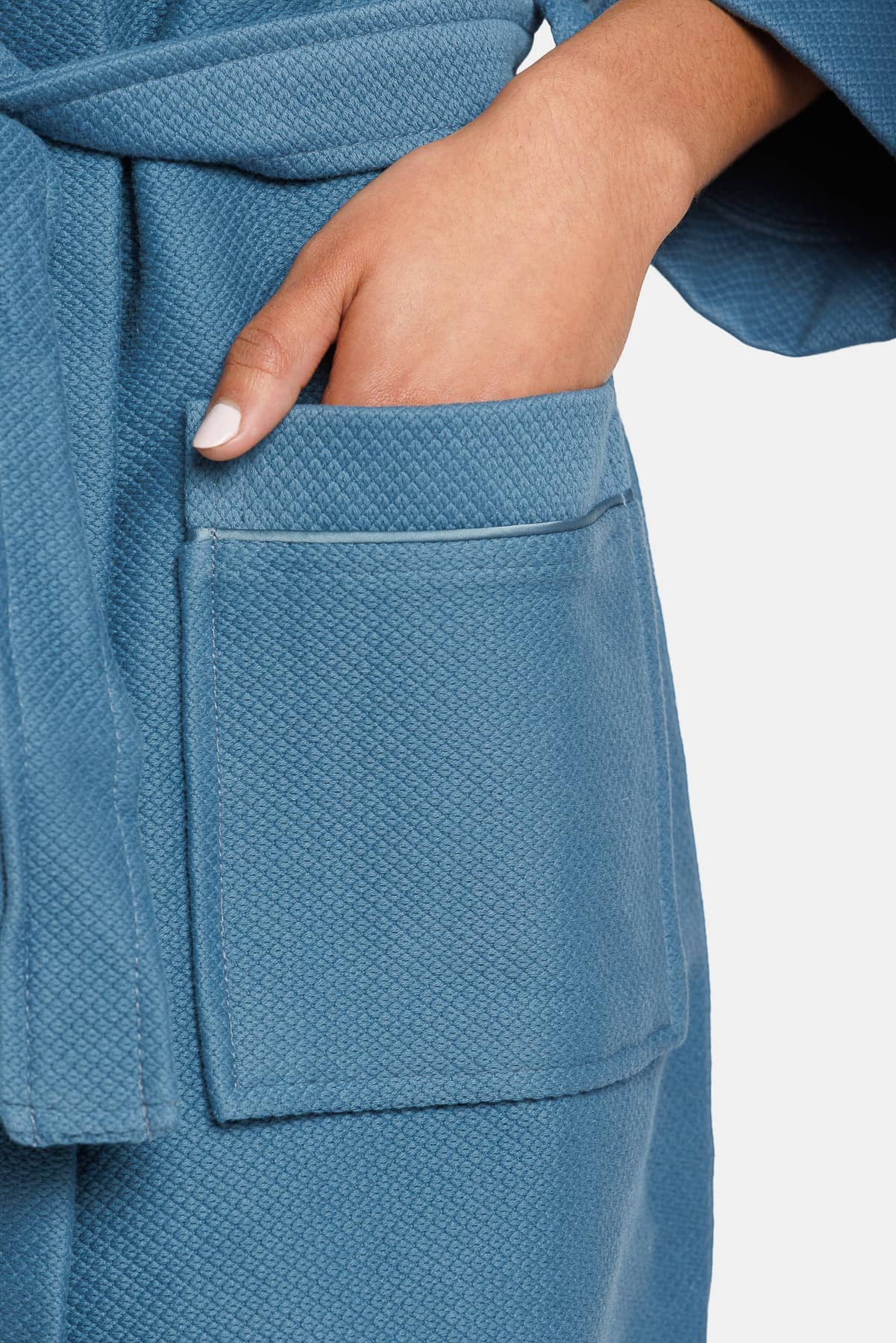 Women's Modal Kimono Resort Spa Robe with Quilted Design - NEW & IMPROVED FABRIC Womens>Sleep and Lounge>Robe Fishers Finery