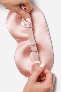 100% Organic Mulberry Silk Contoured Sleep Mask with Gift Box - NEW DESIGN Beauty>Masks Fishers Finery 