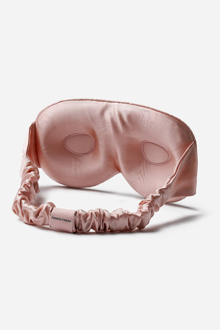 100% Organic Mulberry Silk Contoured Sleep Mask with Gift Box - NEW DESIGN Beauty>Masks Fishers Finery English Rose 