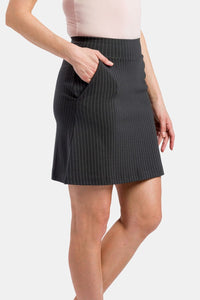 Women's Ponte Knit A-Line Skirt with Pockets Womens>Skirt Fishers Finery 