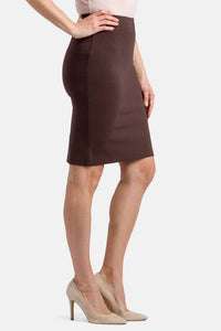 Women's Ponte Knit Pull-On Pencil Skirt Womens>Skirt Fishers Finery 