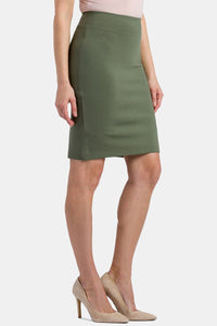 Women's Ponte Knit Pull-On Pencil Skirt Womens>Skirt Fishers Finery 