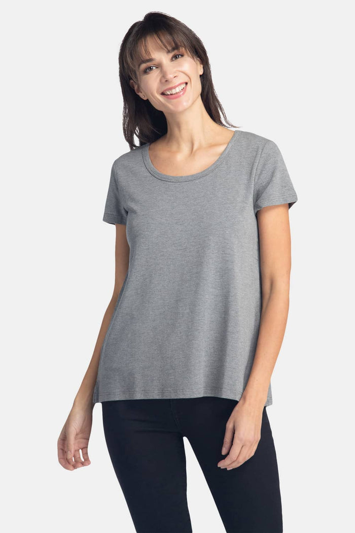 Women's Relaxed EcoFabric™ Scoop Neck Tee Womens>Casual>Top Fishers Finery 