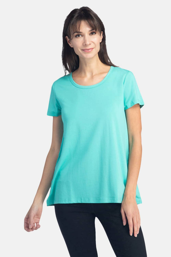 Women's Relaxed EcoFabric™ Scoop Neck Tee Womens>Casual>Top Fishers Finery 