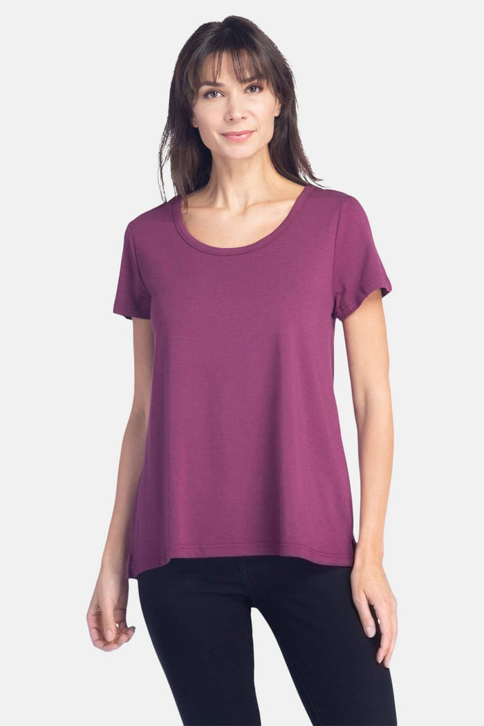 Women's Relaxed EcoFabric™ Scoop Neck Tee Womens>Casual>Top Fishers Finery 