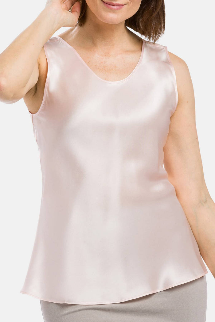 Women's 100% Pure Mulberry Silk Camisole Womens>Casual>Top Fishers Finery Petal Pink X-Small 