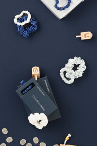 100% Pure Mulberry Silk Hair Scrunchies with Gift Box - Set of 6 Skinny Hair Ties Womens>Beauty>Hair Care Fishers Finery 