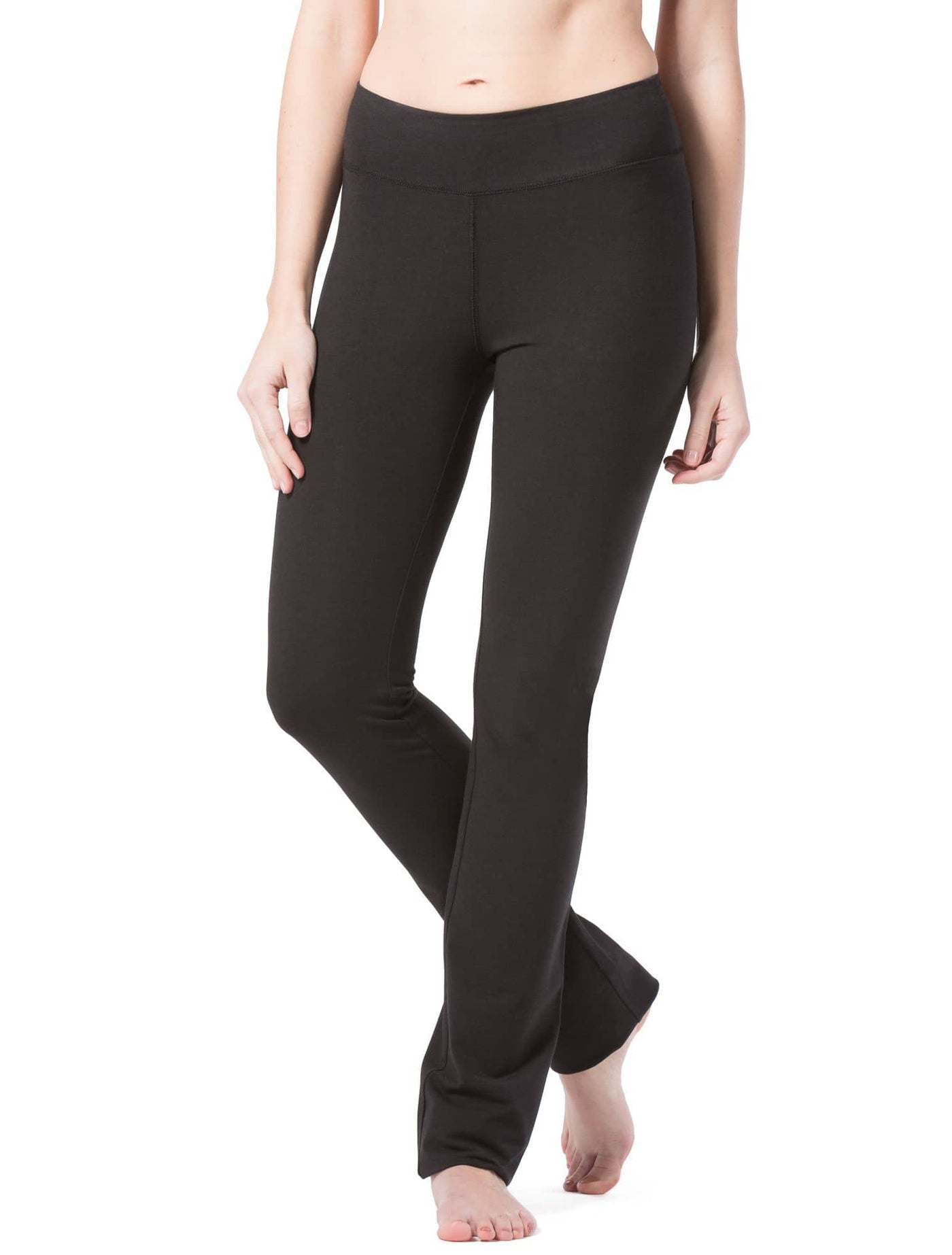 Straight Leg Yoga Pants with Pockets | Athleisure | Fishers Finery