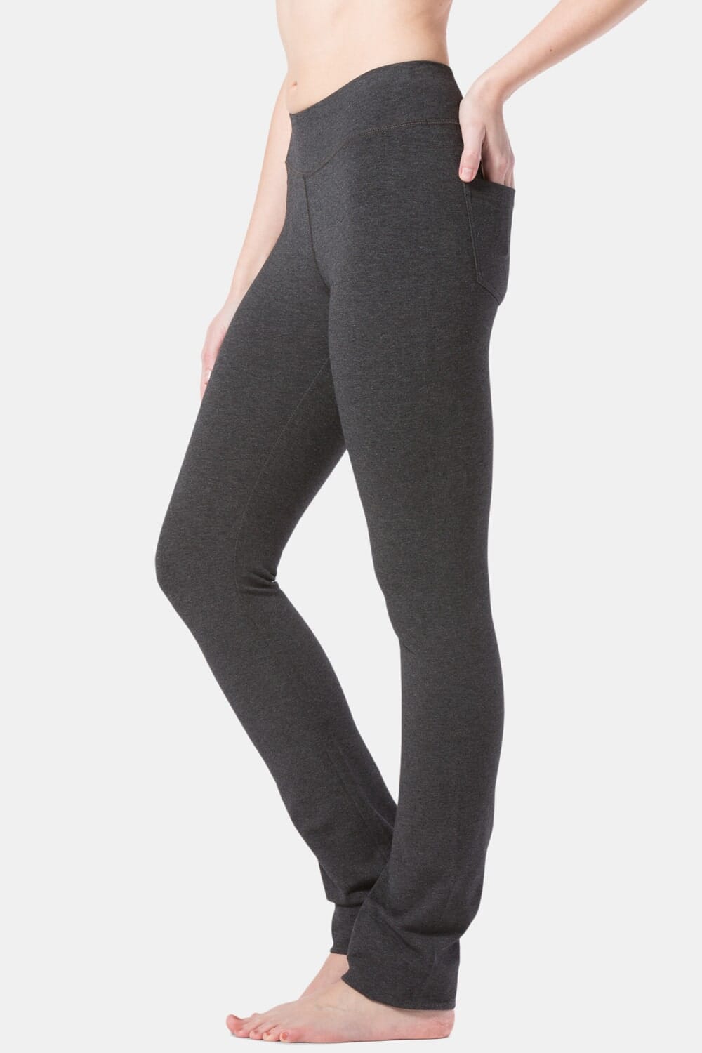 Women's EcoFabric™ Straight Leg Yoga Pant with Back Pockets Womens>Activewear>Yoga Pants Fishers Finery 