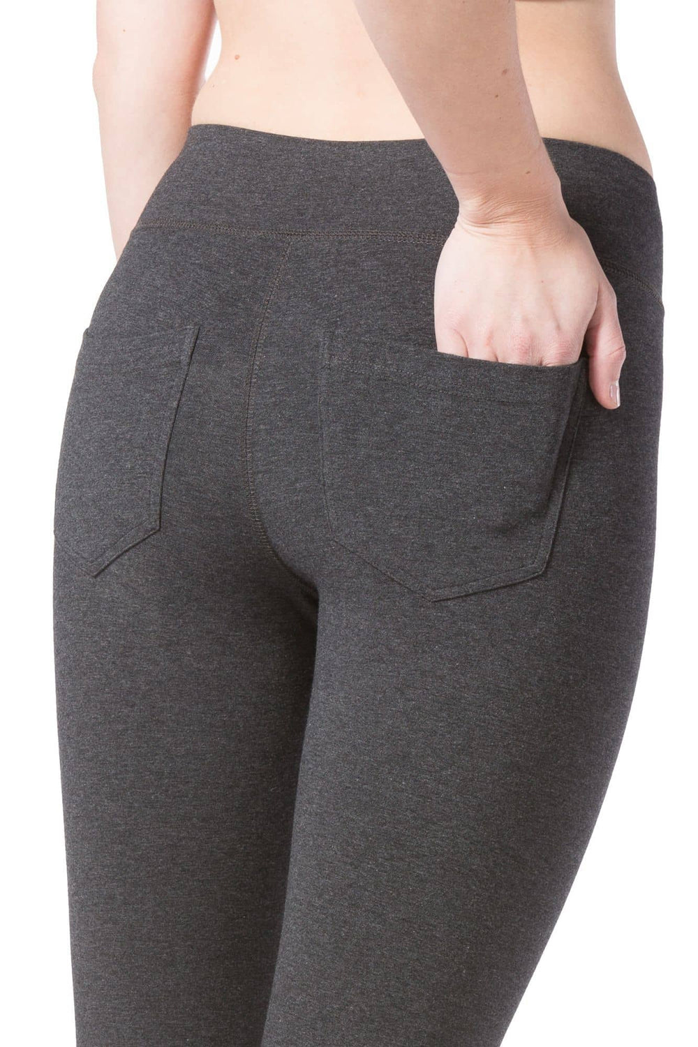 Straight Leg Yoga Pants with Pockets | Athleisure | Fishers Finery