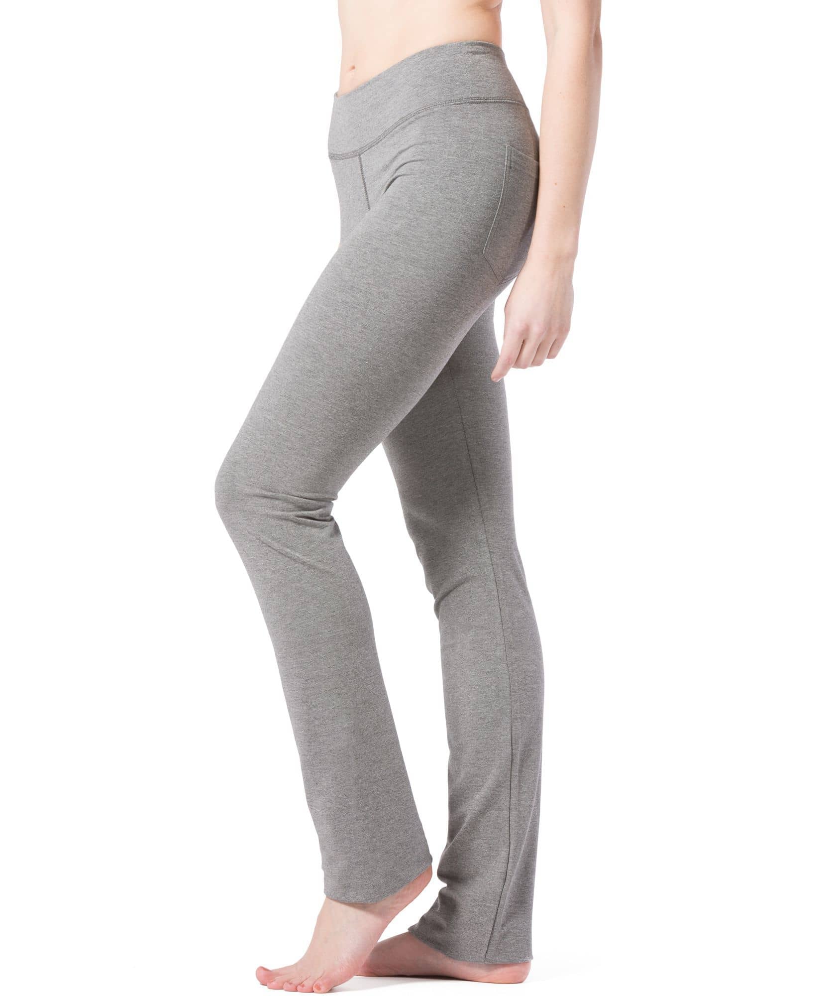 bootcut yoga pant with side pockets