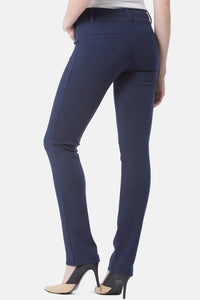 Women's Ponte Knit Pull-On Slim Straight Leg Work Pant - NEW & IMPROVED FIT Womens>Pants Fishers Finery 