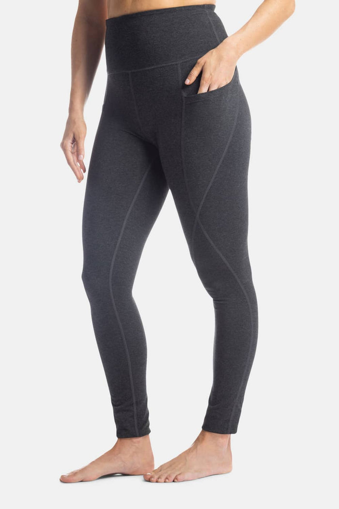 Women's EcoFabric™ Super High-Rise Active Legging Tight Womens>Activewear>Yoga Pants Fishers Finery Heather Gray X-Small 