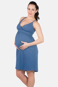 Wireless EcoFabric™ Maternity Nursing Nightgown Womens>Maternity Fishers Finery