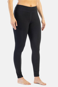 Women's EcoFabric™ Ankle Length Yoga Legging Womens>Activewear>Yoga Pants Fishers Finery Black X-Small Regular