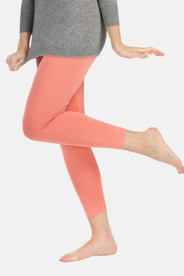 Women's Everyday EcoFabric™ Capri Length Legging Womens>Casual>Leggings Fishers Finery Coral X-Small 