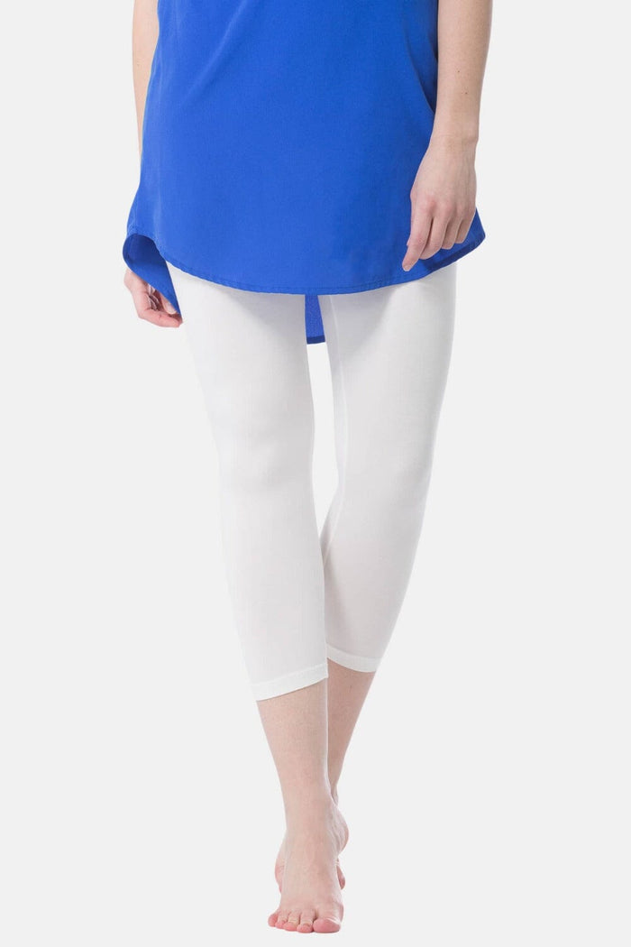 Women's Everyday EcoFabric™ Capri Length Legging Womens>Casual>Leggings Fishers Finery White X-Small 