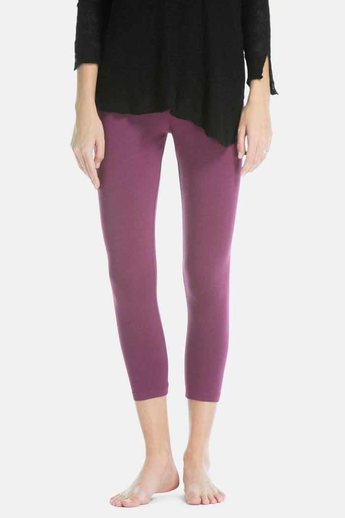 Women's Everyday EcoFabric™ Capri Length Legging Womens>Casual>Leggings Fishers Finery Wine X-Small 