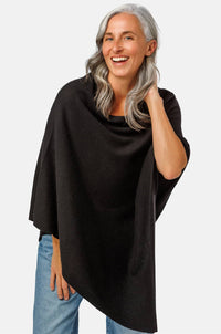 Women's 100% Pure Cashmere Knit Poncho and Gift Box Womens>Accessories>Cashmere>Poncho Fishers Finery 