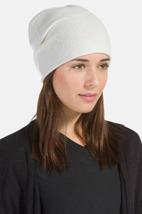 Women's 100% Cashmere Slouchy Beanie Hat Womens>Accessories>Hat Fishers Finery 