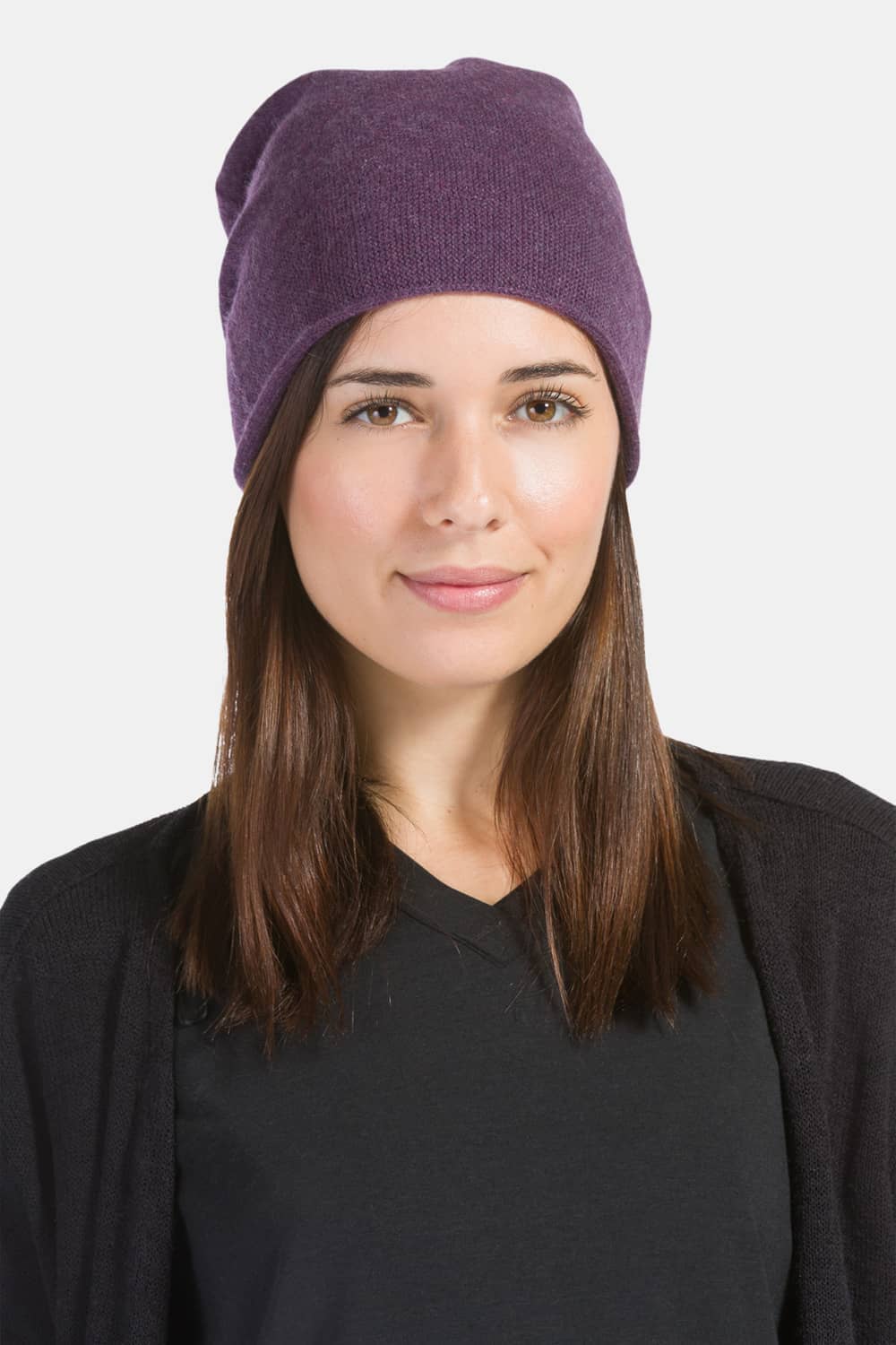 Women's 100% Cashmere Slouchy Beanie Hat Womens>Accessories>Hat Fishers Finery 