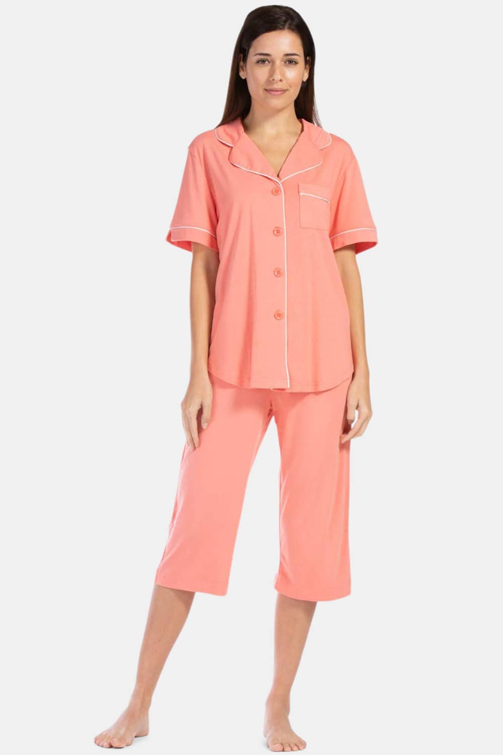 Women's EcoFabric™ Capri Pajama Set with Gift Box Womens>Sleep and Lounge>Pajamas Fishers Finery 