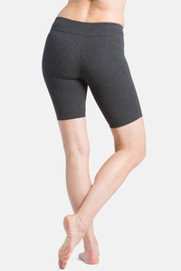 Women's EcoFabric™ 7" Mid-Thigh Yoga Workout Short Womens>Casual>Leggings Fishers Finery 