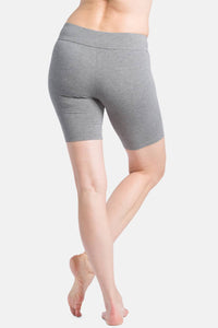 Women's EcoFabric™ 7" Mid-Thigh Yoga Workout Short Womens>Casual>Leggings Fishers Finery 