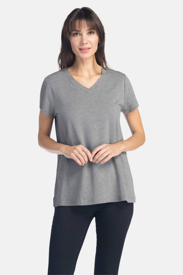 Women's Relaxed EcoFabric™ V-Neck Tee Womens>Casual>Top Fishers Finery 