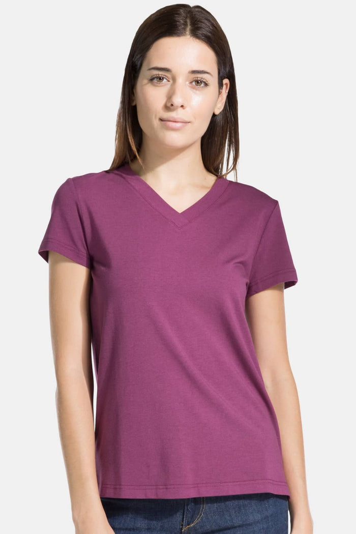 Women's Relaxed EcoFabric™ V-Neck Tee Womens>Casual>Top Fishers Finery 