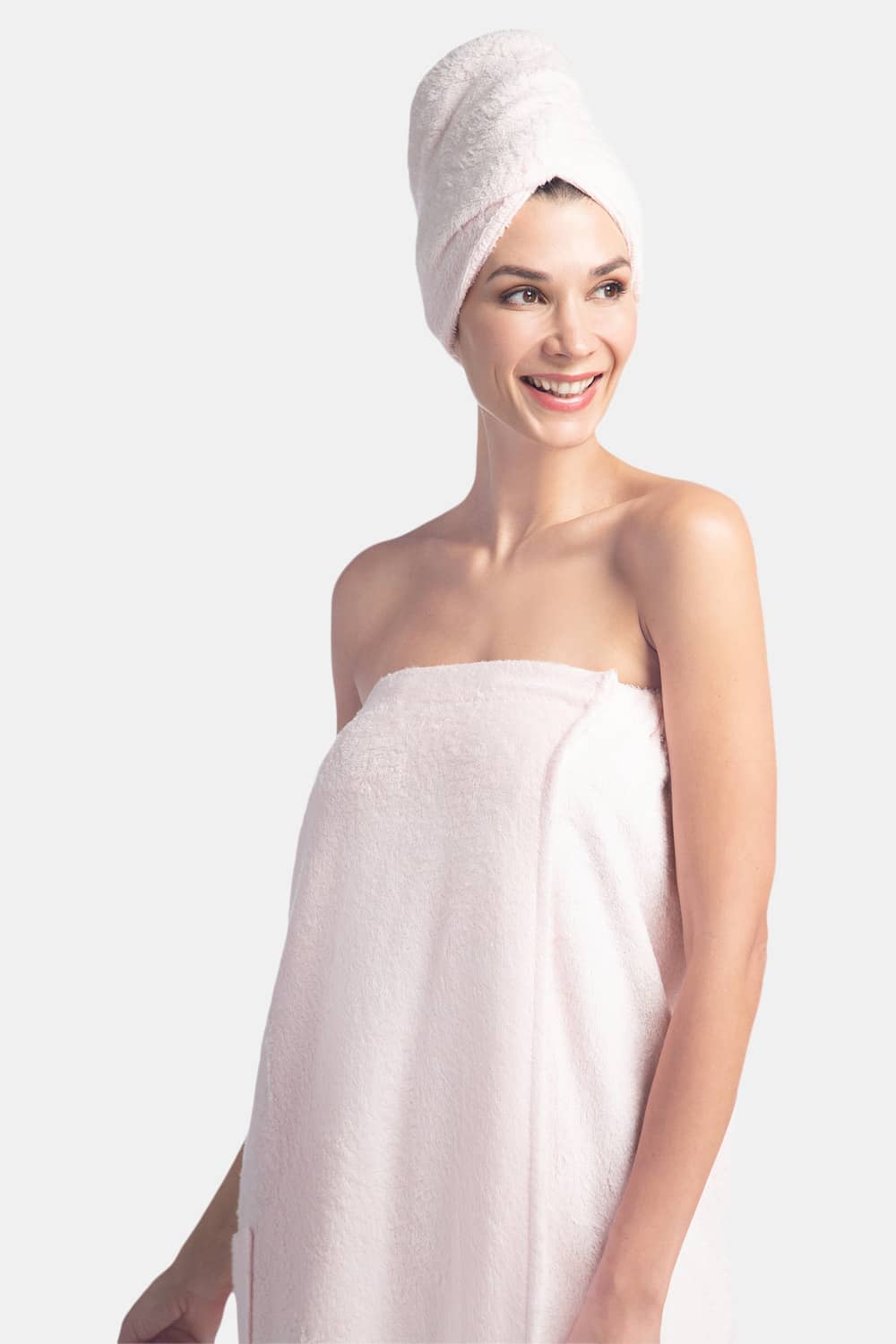 Women's Terry Cloth Spa Package - Body Wrap and Hair Towel Womens>Spa>Set Fishers Finery 