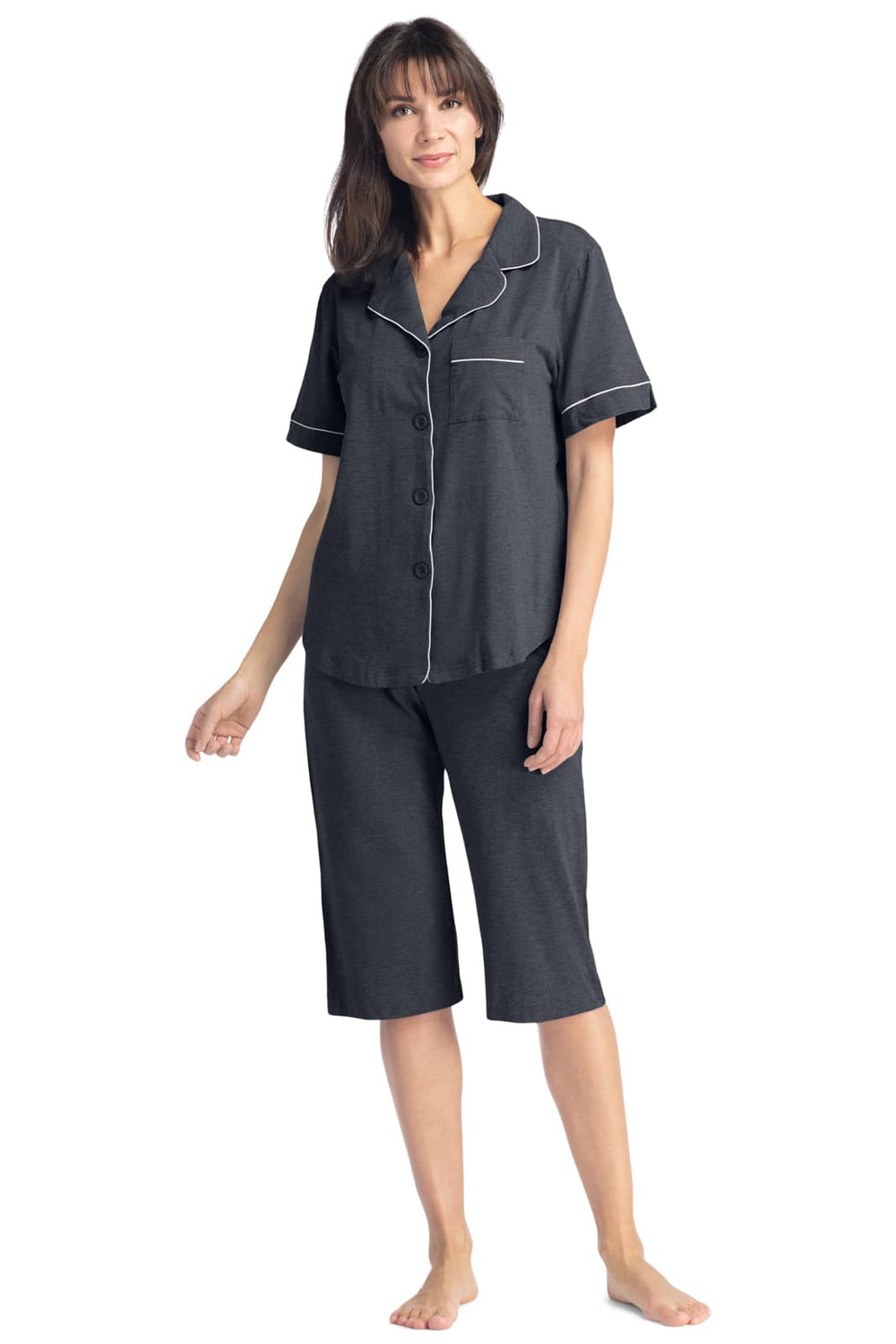 Women's Pajama Sets | Cotton Capri Short Pajama's | Fishers Finery