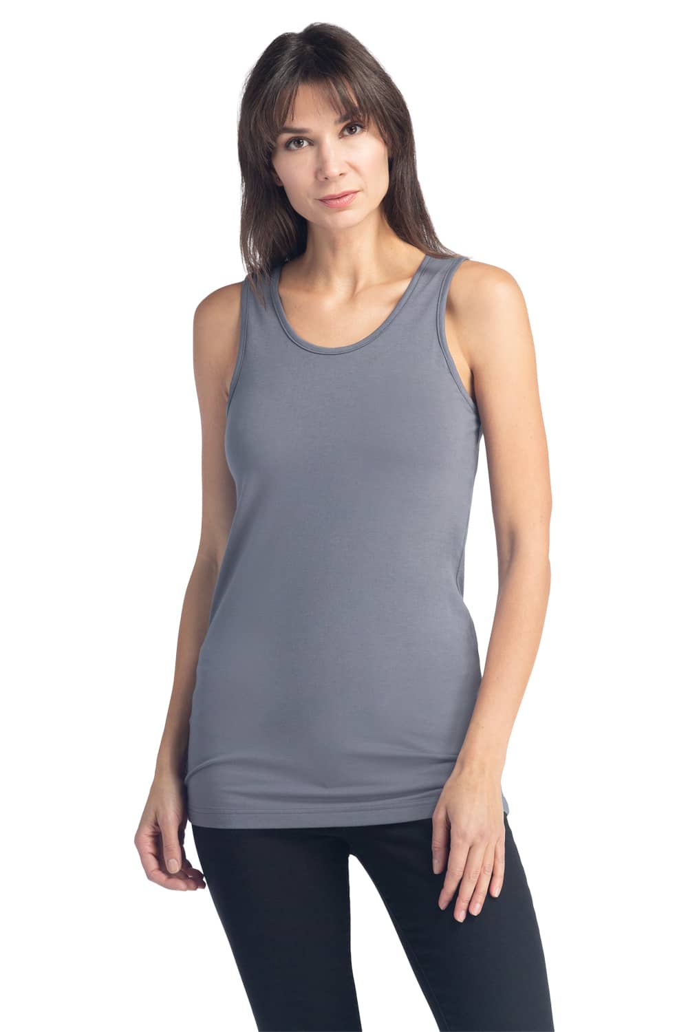 GOTS Organic Cotton Ladies Sleeveless Tops Wholesale Manufacturer