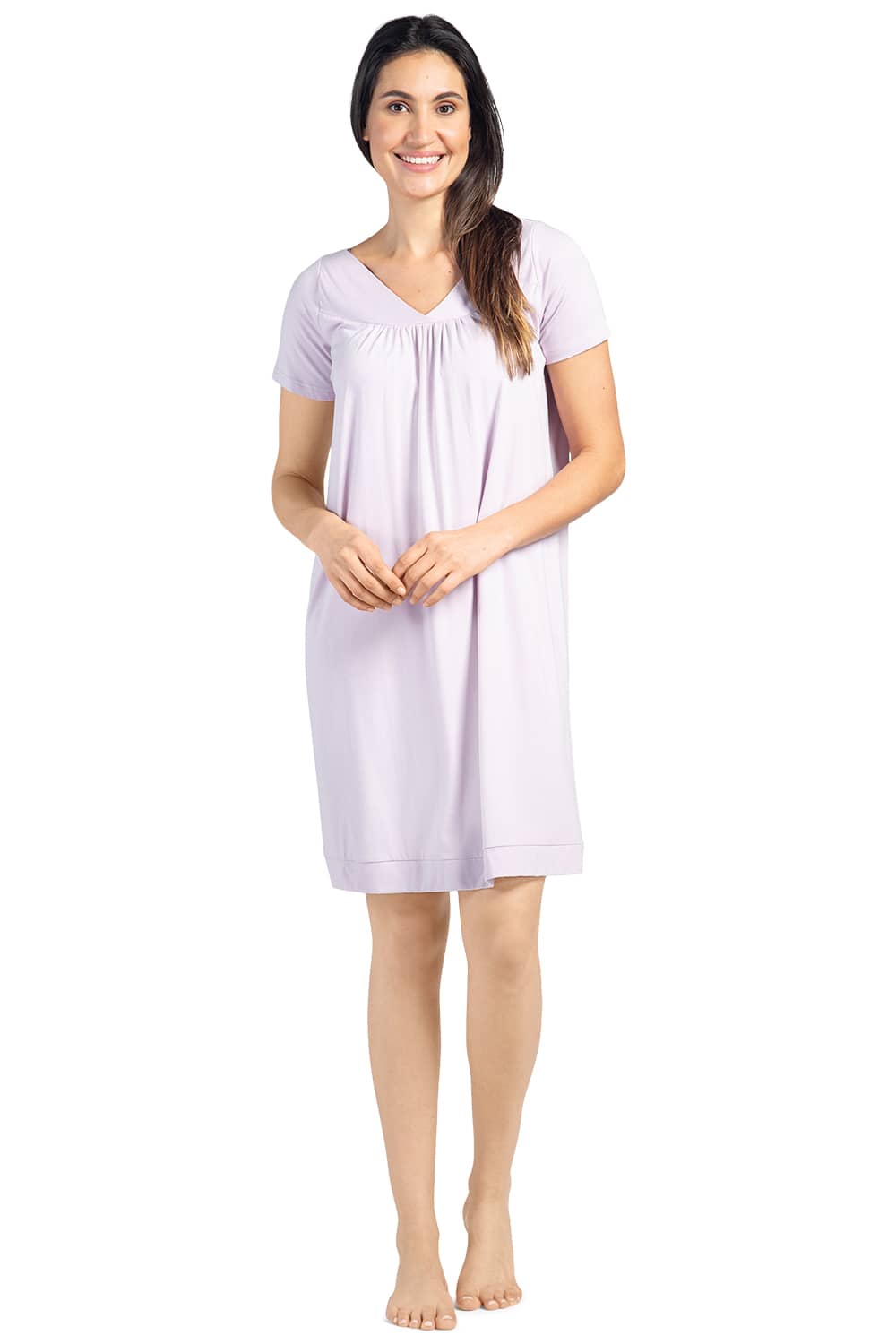Sunflower Modal Nightgown For Women Oversized O Neck, Half Sleeves, Soft  And Comfortable Sleepwear Dress For Pregnant Women From Pekoe, $18.51